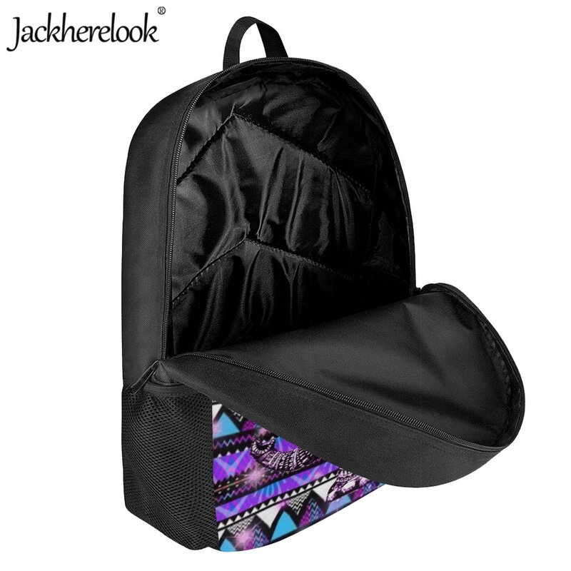 Jackherelook – sac d'école de Style polynémien pour adolescents, sac à dos de voyage Design imprimé éléphant, sacs pour livres de grande capacité, à la mode