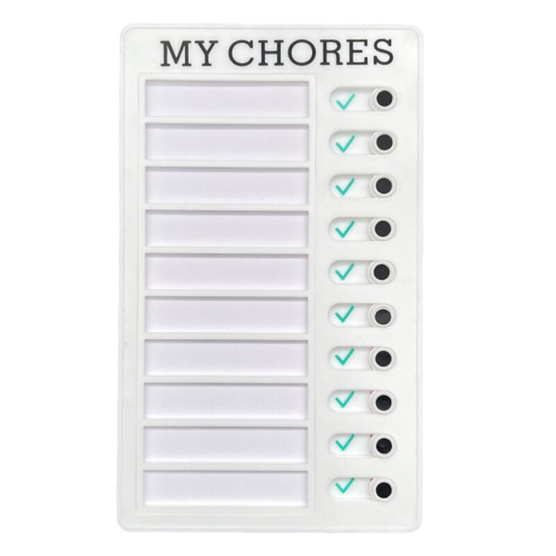 Destacável Chore Chart Memo Checklist Board, Mensagem diária para fazer a lista, RV Checklist para Home Router Planning
