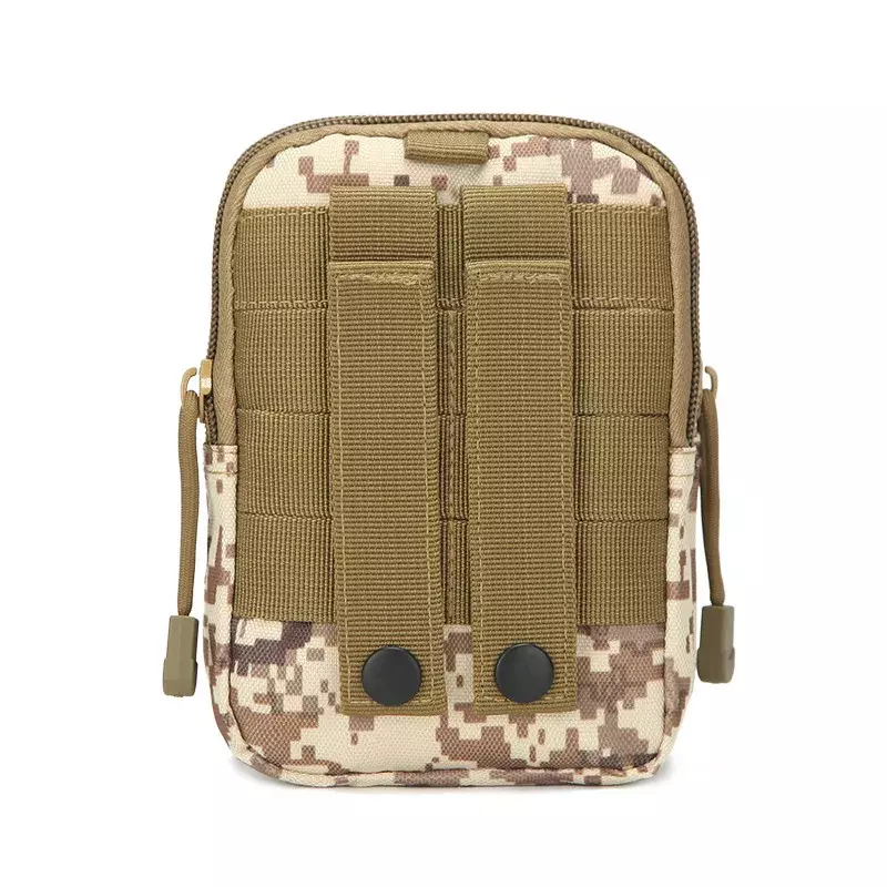 Mężczyźni Tactical pokrowiec Molle Belt saszetka biodrowa torba mała kieszeń wojskowy talia plecak sportowy saszetka do biegania podróże torby kempingowe miękkie plecy