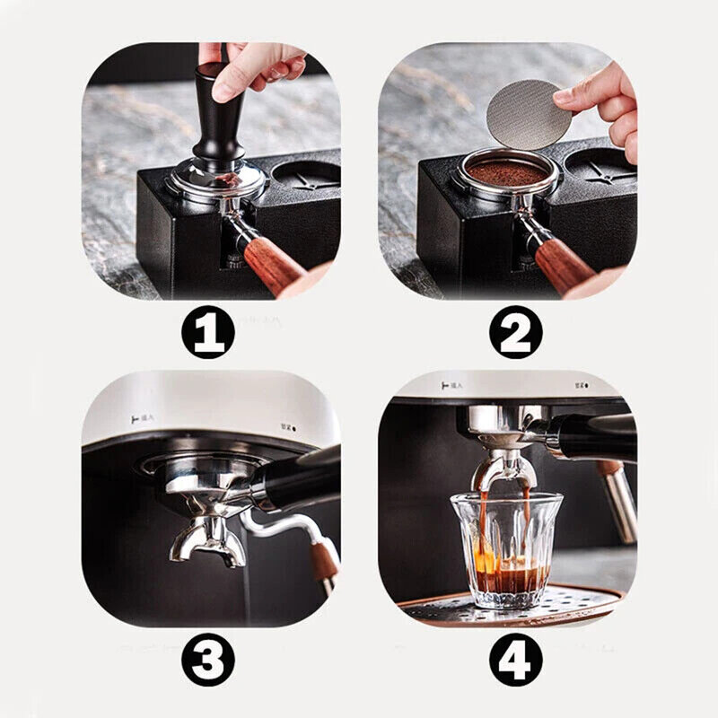 51/54/58mm Filter kopi dapat digunakan kembali layar tahan panas Mesh Portafilter Barista kopi membuat Puck layar untuk mesin Espresso