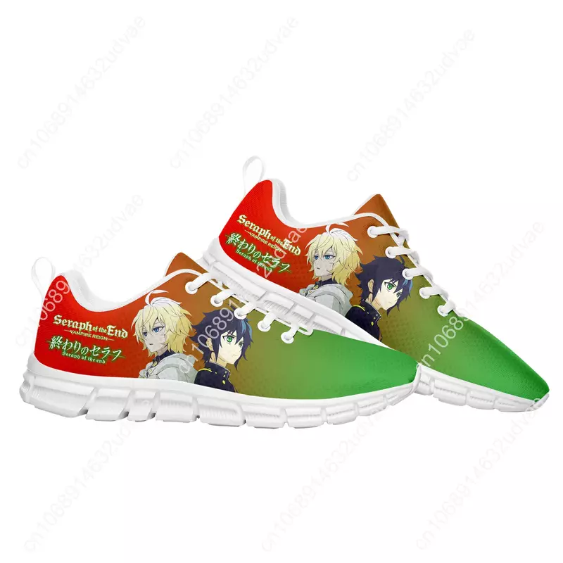 Seraph Of The End Hyakuya Yuichiro scarpe sportive uomo donna adolescente bambini bambini Sneakers Sneaker personalizzate coppia scarpa