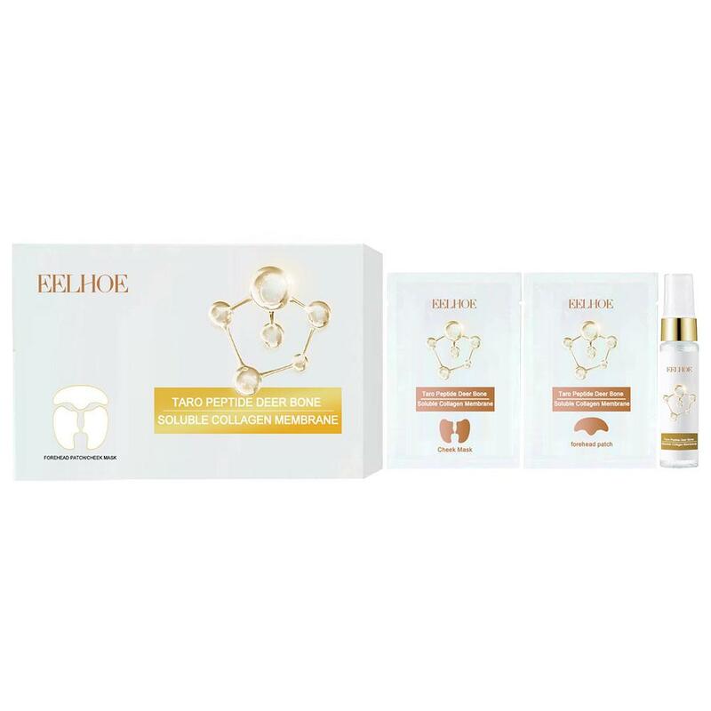 Collagen Facial Skin Care Suit Cheek Forehead Patch Lines Removal Smooth Essence Fine Care Wrinkles Skin Anti-aging Moistur I9A4