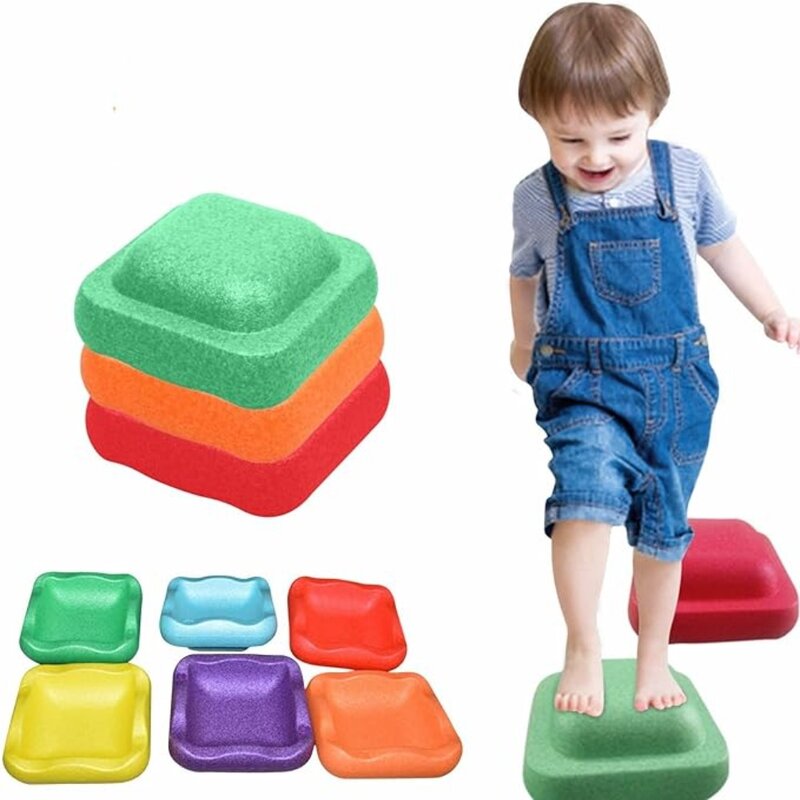Пенопластовые шаговые камни, новые препятствия для улучшения координации и баланса, сенсорная игра, Epp, уличная игрушка для малышей