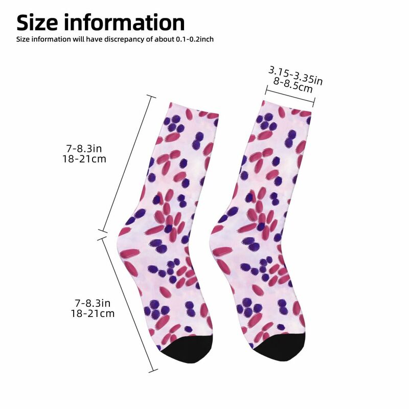 Gram-stain Socks Harajuku Sweat Absorbing Stockings All Season Long Socks Accessories for Unisex Gifts