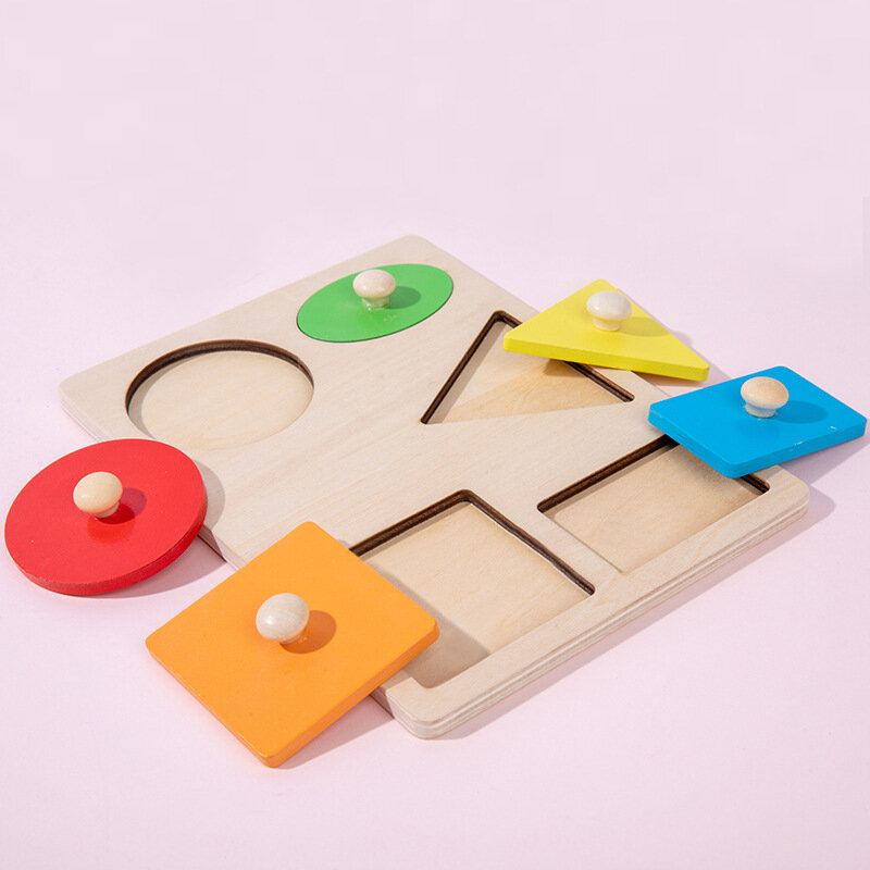 Деревянная доска-сортировщик Монтессори, красочная Геометрическая кузнечная доска с зубцами, детские развивающие подарки