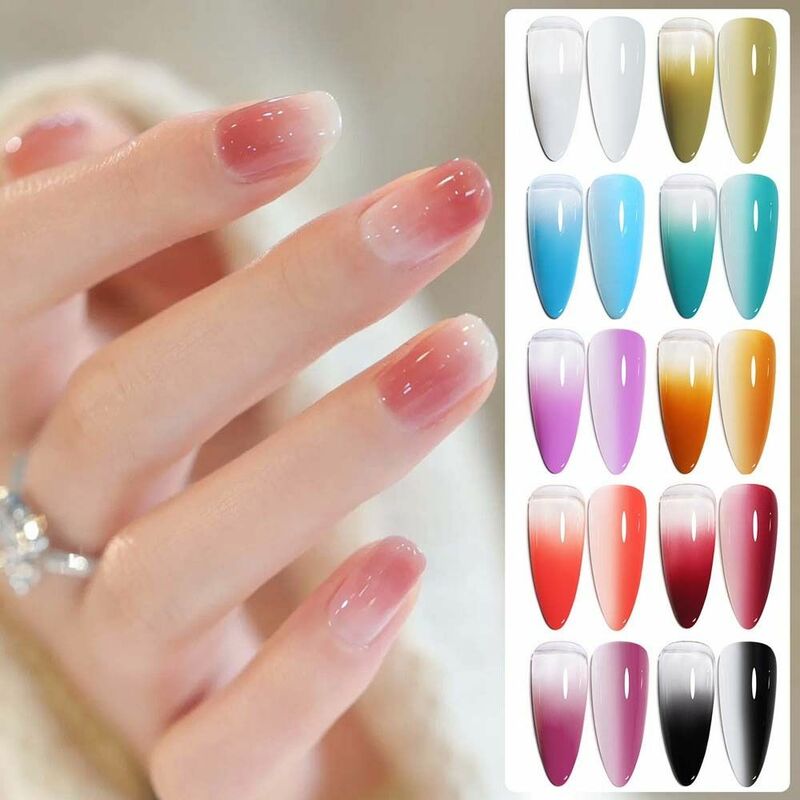 Soak Off Gel Manicure accessori colore sfumato fototerapia Gel Uv gradiente Gel per unghie patch Gel per unghie Nail Art vernice