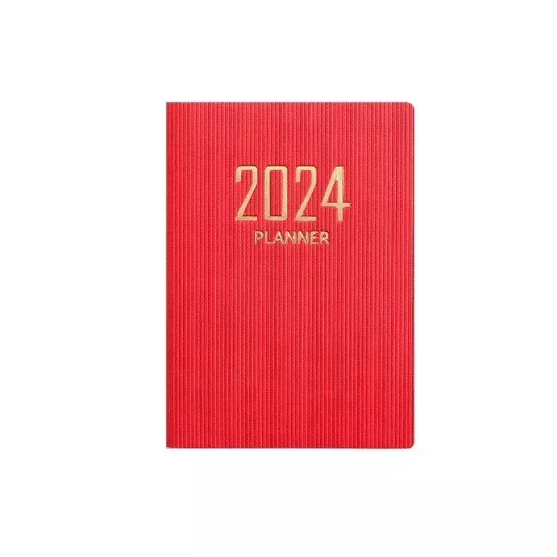 2024 A7 миниатюрная портативная книга-ежедневник, дневник, Еженедельный планировщик, записная книжка на английском языке с календарем, школьные и офисные принадлежности
