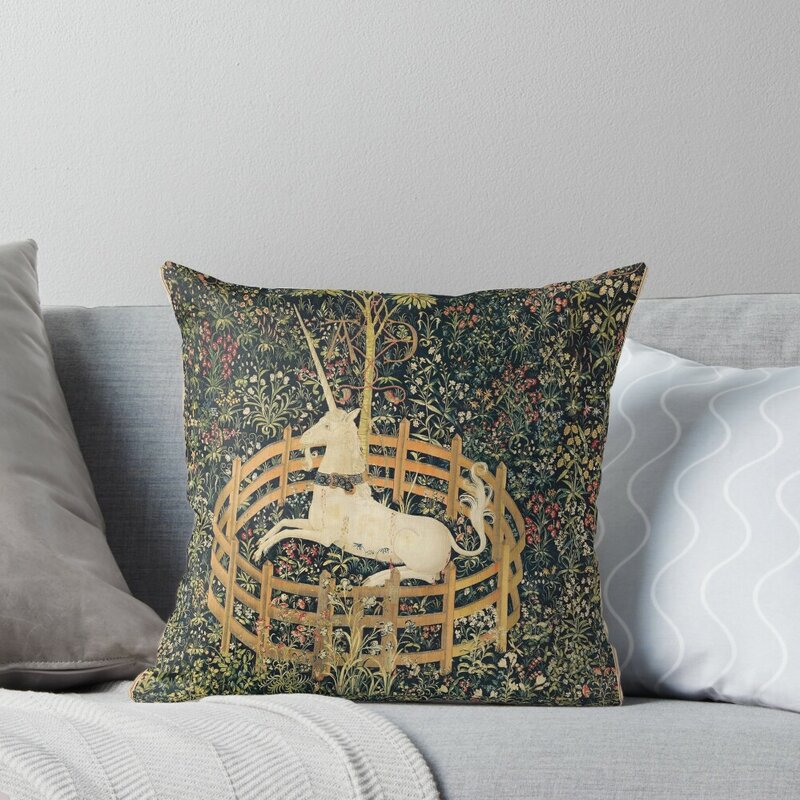 Tapices de unicornio Funda de almohada de unicornio en cautividad, cobertor de Anime para sofás