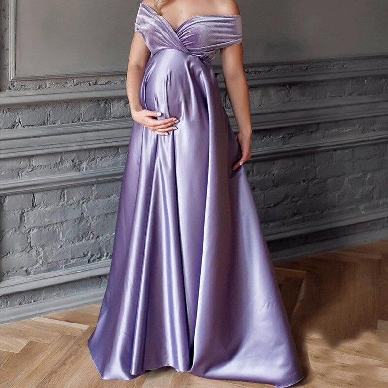 Женское длинное шелковое элегантное платье с глубоким V-образным вырезом для летней вечеринки сексуальные платья для беременных
