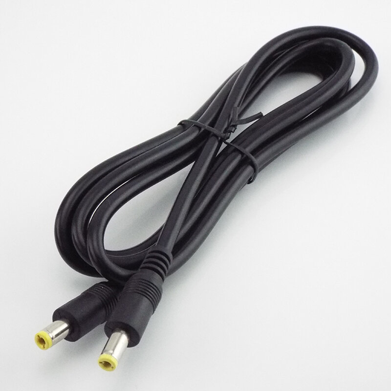 Kabel ekstensi adaptor daya steker 0.5/1.5/3M DC 12V 10A, konektor laki-laki ke laki-laki 5.5mm * 2.5mm