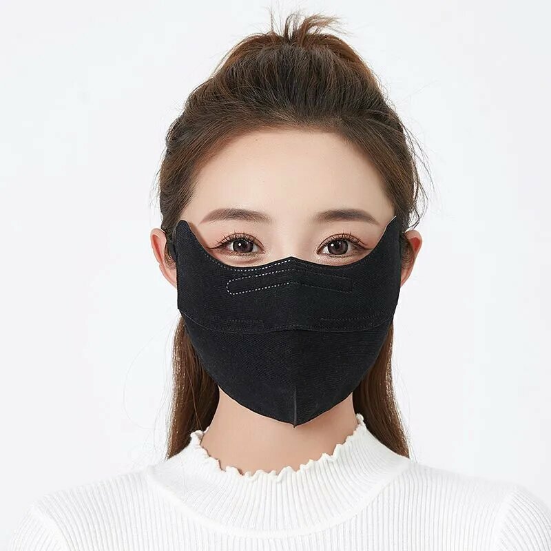 Cotton masks in autumn and winter are breathable, warm and thick, fashionable, washable, cold-proof and windproof.