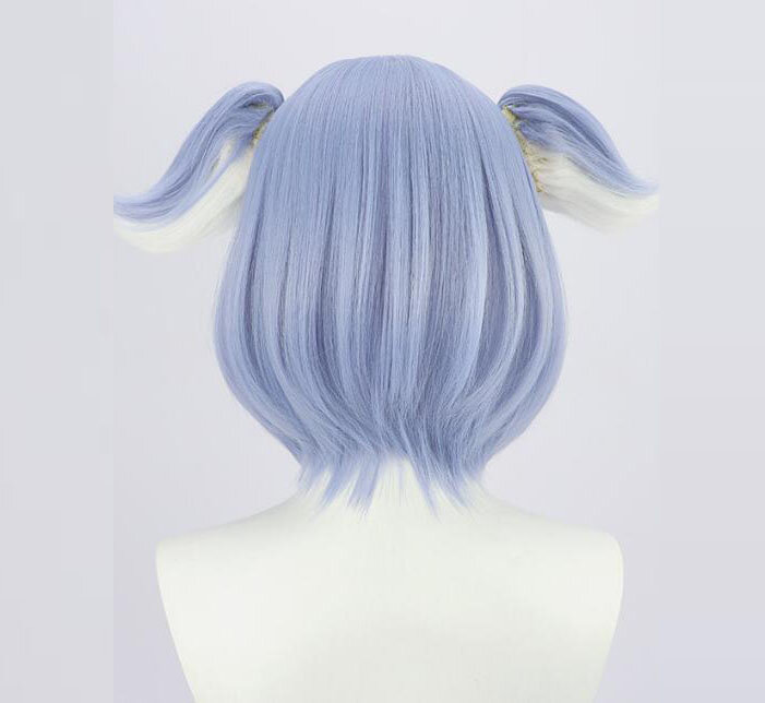 Elira Pendora Cosplay Wig Fiber synthetic wig Vtuber NIJISANJI Ccosplay Blue gray blue long short hair