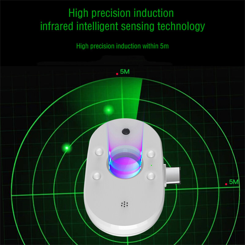 Mini detector de câmera portátil, dispositivo outdoor, com alarme infravermelho inteligente, ideal para uso ao ar livre, viagens e hotel, can, alcance de 5m