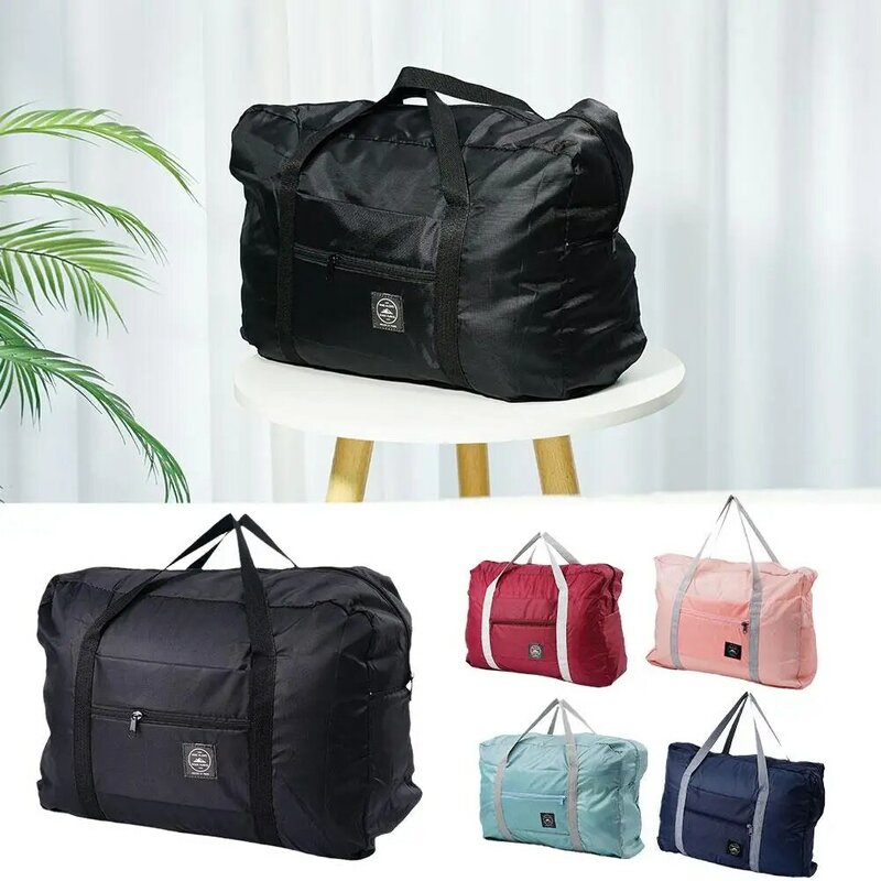 5 Colors Nylon Foldable Travel Bags Large Capacity Handbags Bag Travel Dropshipping Women Unisex Luggage WaterProof Bags Me L1U3