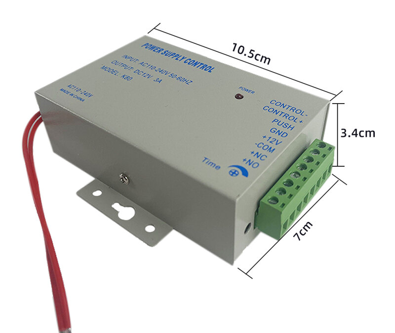 Переключатель контроллера Hayway 110-240VAC до 12VDC 5A для детской видеосистемы внутренней связи
