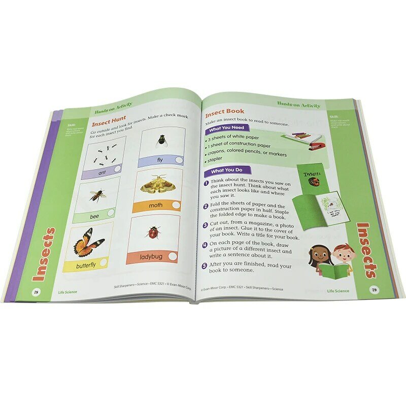 Praut keterampilan Moor: sains, buku kerja kelas 1, usia 4 5 6 7, 9781629381534 buku bahasa Inggris