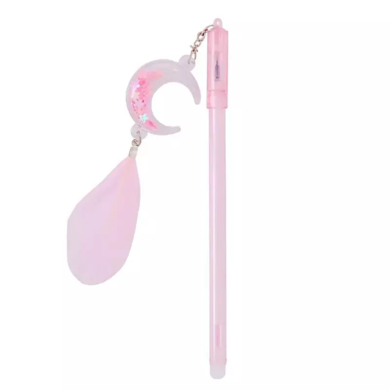 36 Pcs Wholesale High Beauty Pen Moon Feather Neutral Pen Cute and Beautiful Girl Heart Kawaii School Supplies