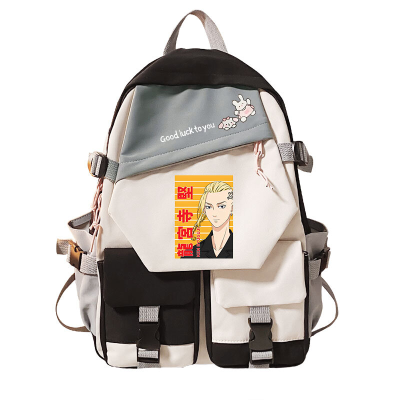 Tokyo Revengers Kids Backpack Outdoor Travel Bag Kids Bag Printed Cartoon Backpack Casual Bag Teen Student School Bag