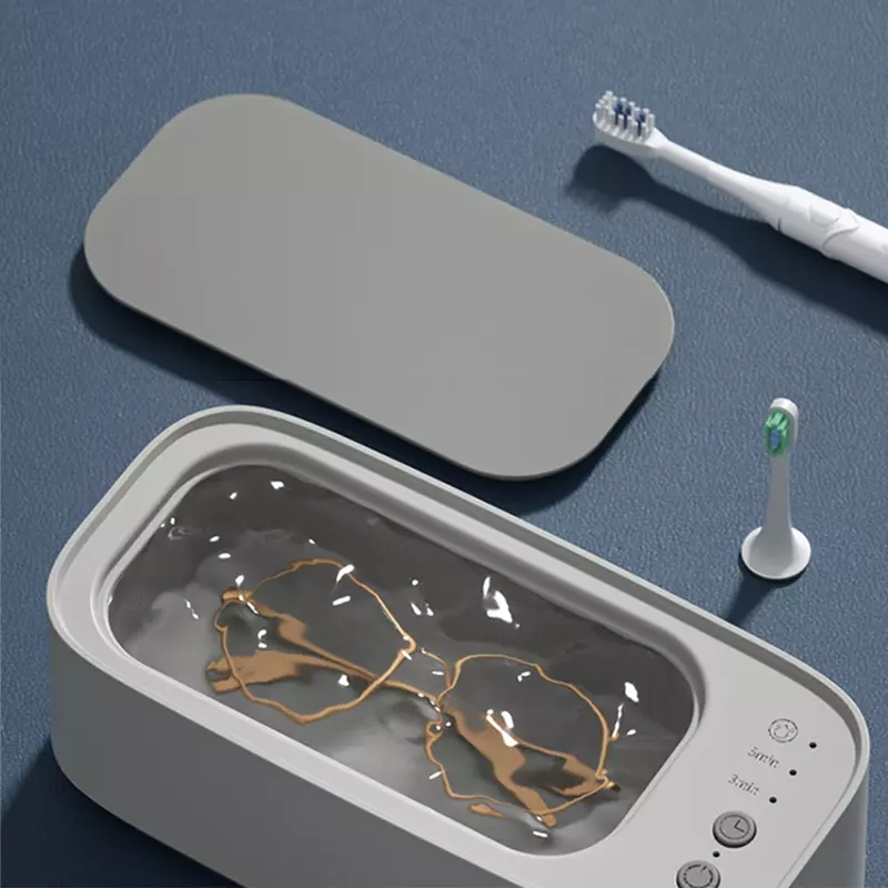Máquina de limpieza de gafas ultrasónica de vibración de alta frecuencia, reloj de joyería eléctrico de 3 engranajes, máquina de limpieza de Temporizador multifunción