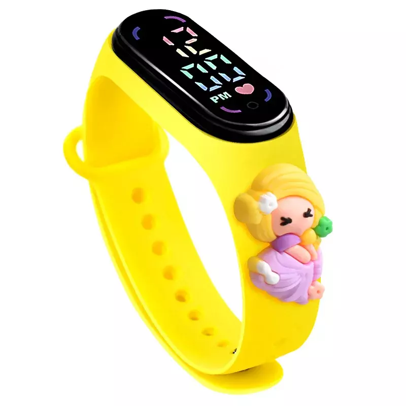 สมาร์ทกันน้ำหน้าจอสัมผัสเด็ก Jam Tangan Digital Led อิเล็กทรอนิกส์นาฬิกาการ์ตูนเด็กเล็กเด็กผู้หญิงนาฬิกาวันเกิดของขวัญสร้อยข้อมือนาฬิกา