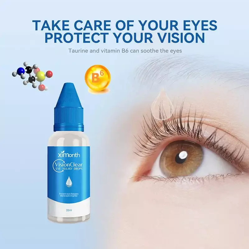 20ml krople do oczu poprawiające wzrok łagodzi zmęczenie oczu zaczerwienienie niewyraźne widzenie dyskomfort leczenie antybiotykiem
