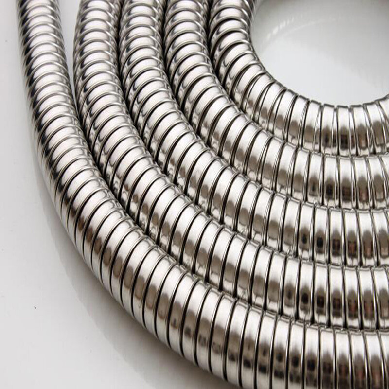 1.2M/1.5M Shower Hose Stainless Steel Bathroom Shower Replacement 1/2 Inch Flexible Hose/Pipe Explosion-proof Pipes