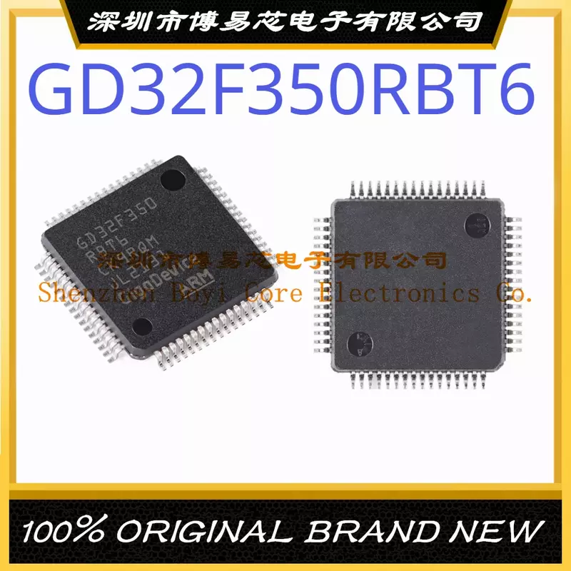 Gd32f350rbt6 Pakket LQFP-64 Nieuwe Originele Originele Microcontroller Ic Chip Microcontroller (Mcu/Mpu/Soc)