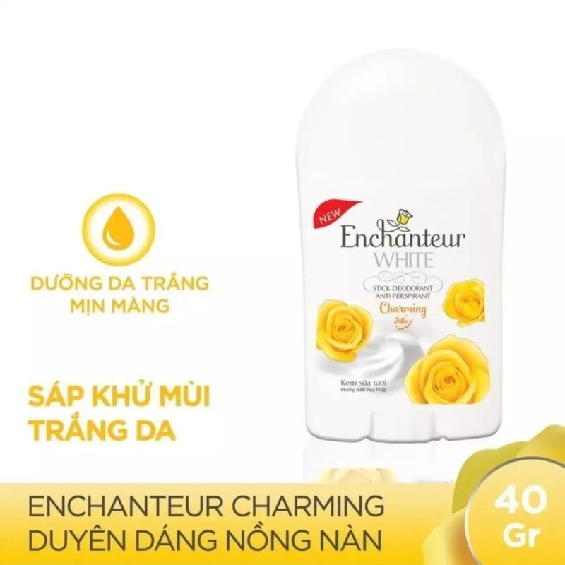 Sap Khu Mui Vietnam Enchanteur czarujący dezodorant antyperspirant, kwiatowy zapach, trwała świeżość 40g