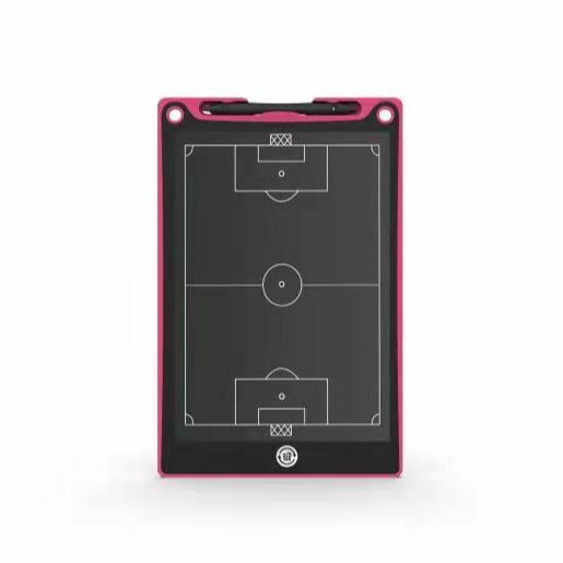 Tablero táctico de fútbol portátil de 12 pulgadas, tableta de escritura de grafiti de fútbol, almohadilla de dibujo LCD regrabable