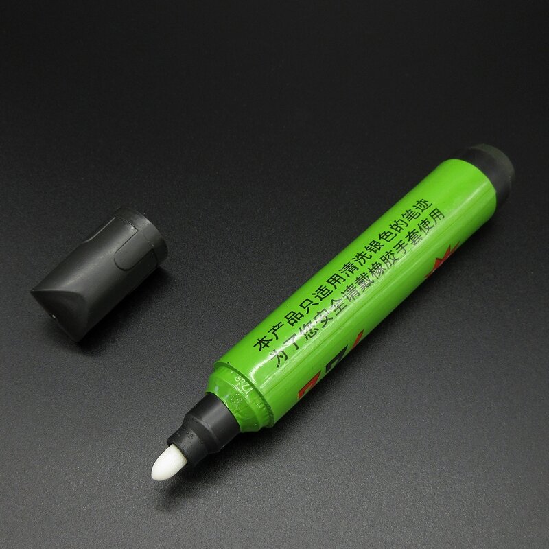 10x قلم تنظيف حرفي جلدي ذو سعة كبيرة لوحة خط فضي لمرجع ميركوري دروبشيب