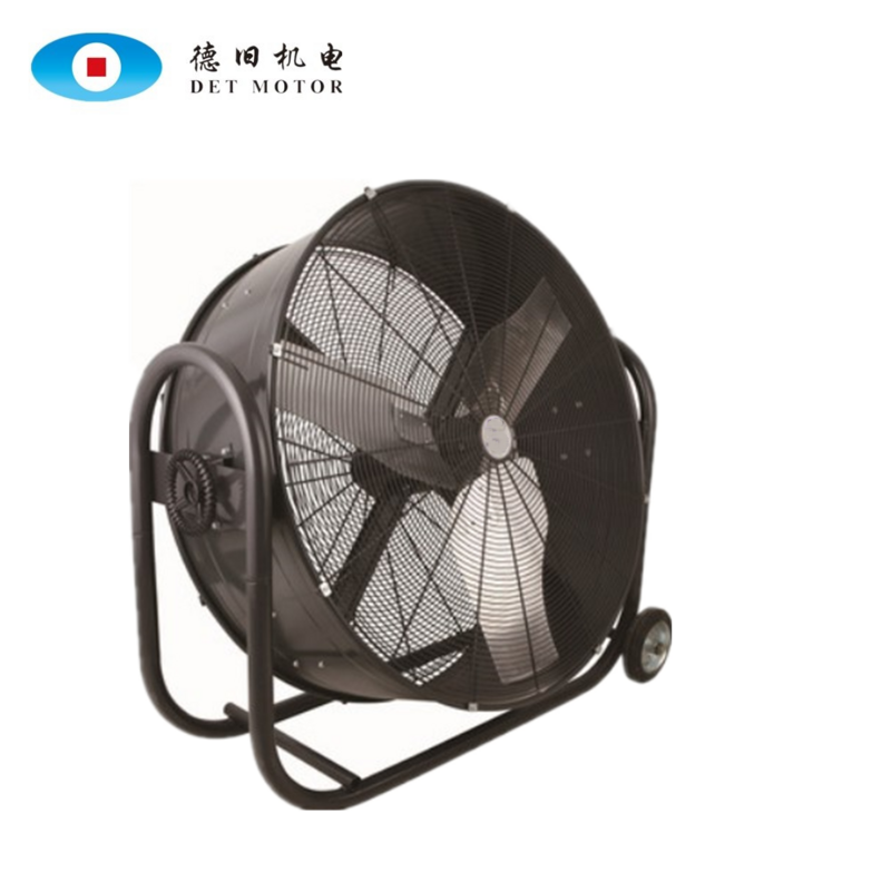 Ventilateur industriel portable à tambour de refroidissement à air pour serre, vitesse élevée, 36 pouces, entraînement direct, 120V, 220V