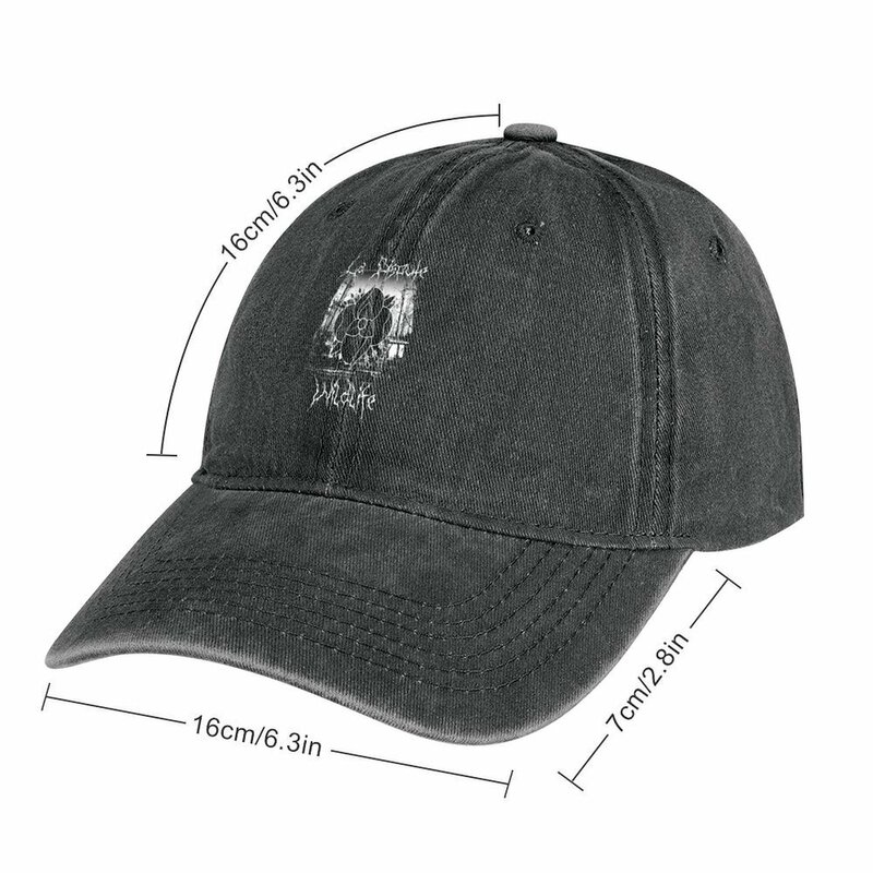 La judge-sombrero de vaquero de Metal negro para hombre y mujer, sombrero de lujo para Rave, ropa de Golf derby, nuevo