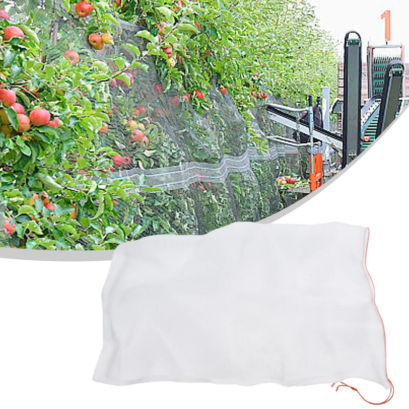 Durable Fruit Protect Bag Easy To Clean Eggplants Garden Tool Grapes Insect Bag Mesh Bag Nylon Net Bag 1pcs Plant Care With Rope