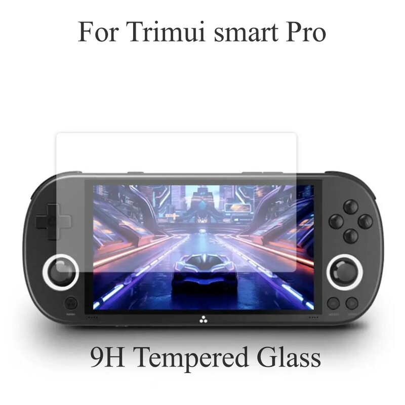 Trimui-ذكي برو واقي شاشة من الزجاج المقسى ، وحدة تحكم لعبة TSP ، 9H عالية الوضوح ، ملحقات الأفلام