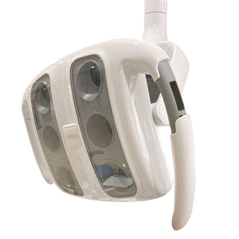 LED Dental lampa operacyjna 6 żetonów doustna lampa chirurgiczna bezcieniowe ściemnianie wewnątrzustne oświetlenie indukcyjne na fotel dentystyczny