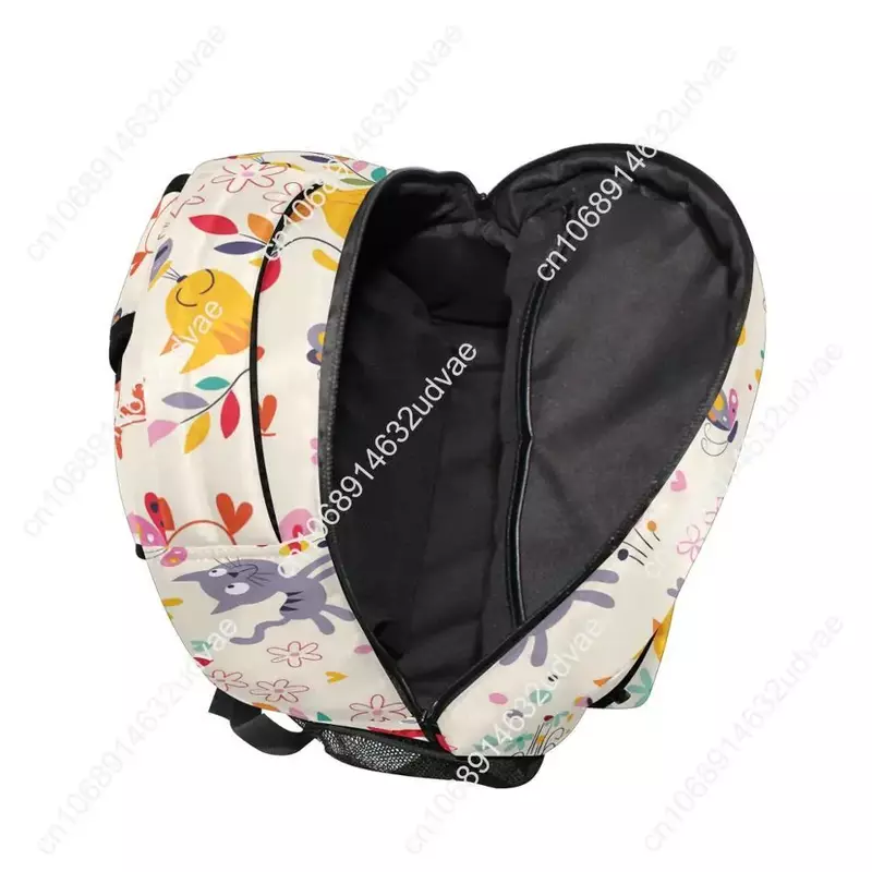 School Bags For Girls Boy Cartoon Animals Cat Backpacks Children Bag Women Big Capacity Weekend Bags Female Notebook Bag