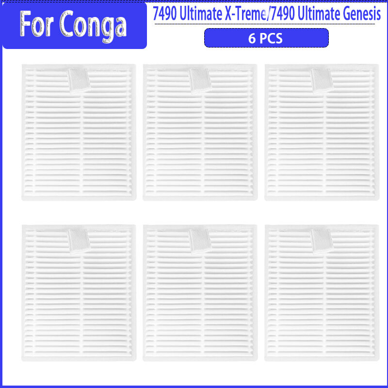 Conga 7490 Ultimate X-Treme / 7490 Ultimate Genesis용 HEPA 필터 걸레 천, 교체 예비 부품 액세서리