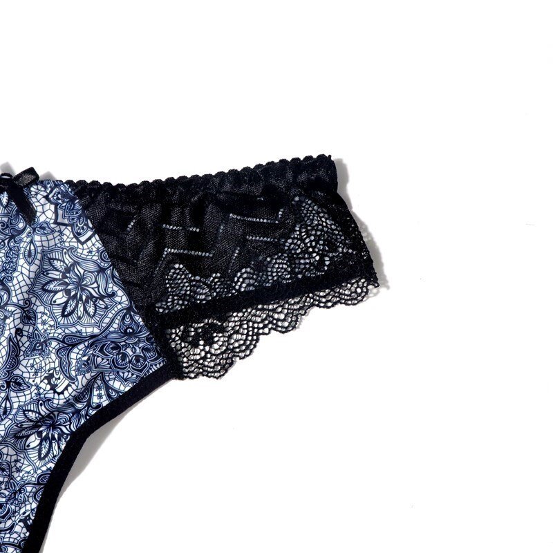 Beauwear Women's Panties Cold Silk Summer Ultra Thin Thong Underwear L XL 2XL 3XL 4XL 5XL Large Size G-sting Lingerie
