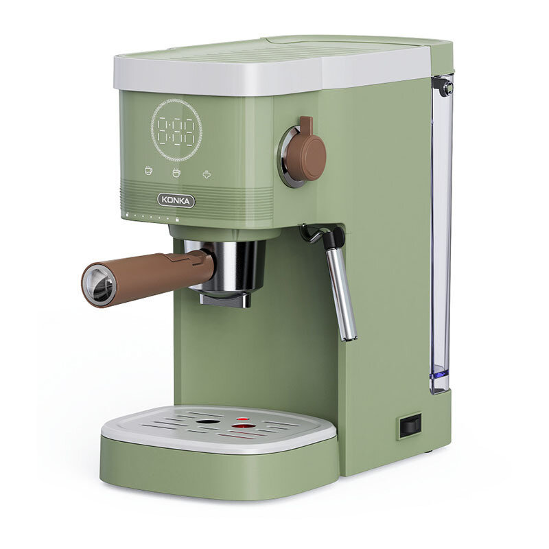 آلة القهوة الإيطالية شبه الأوتوماتيكية ، رغوة الحليب بالبخار ، تأتي مع العزل للمنزل