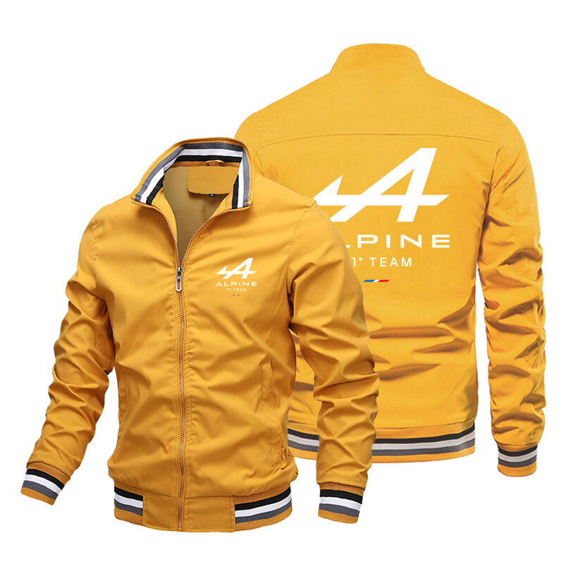 Neue alpine f1 Team Reiß verschluss jacke Sportswear Outdoor Car Sweater Jacke alpine Herren jacke Herren tasche lässig Frühling und Herbst