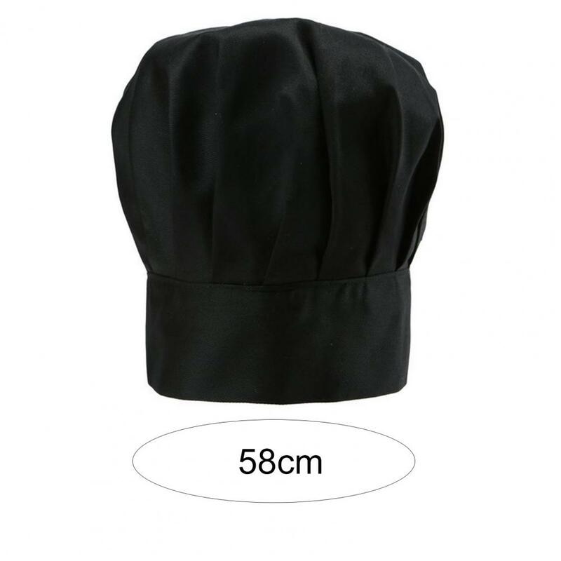 Chapéu de garçom de cor pura simples popular resistente ao desgaste masculino feminino uniforme boné vermelho chilli impressão para padaria