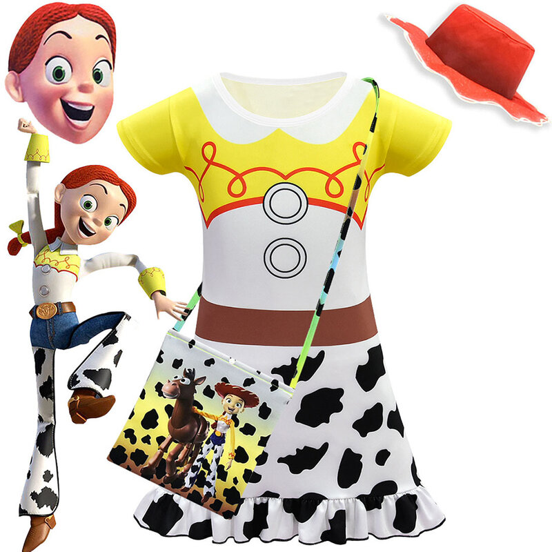 Disney-vestido de Ballet para niñas, ropa de Toy Story, disfraz informal de Buzz Lightyear, Jessie, Sheriff, Woody Gabby