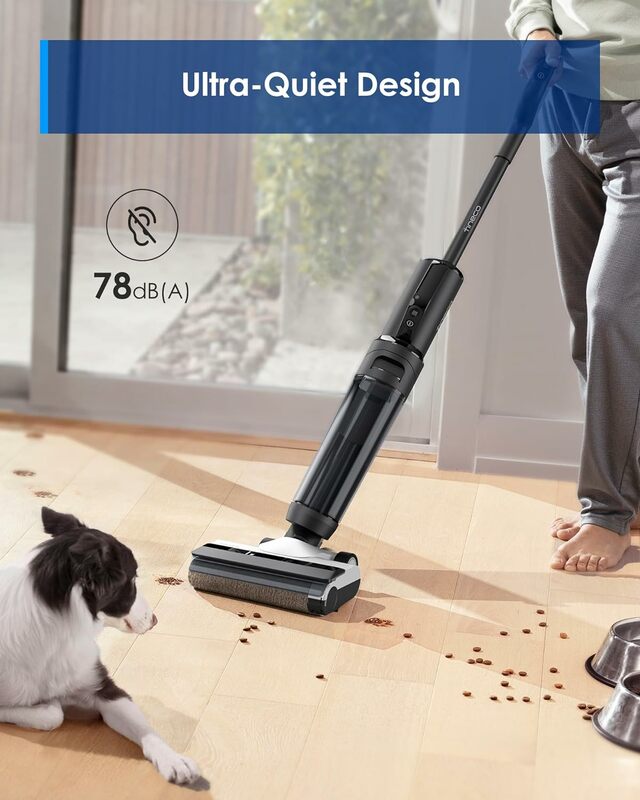 Wet Dry Vacuum Cleaners, Floor Cleaner Mop 2-in-1 Cordless Vacuum for Multi-Surface, Lightweight and Handheld, Floor ONE S5