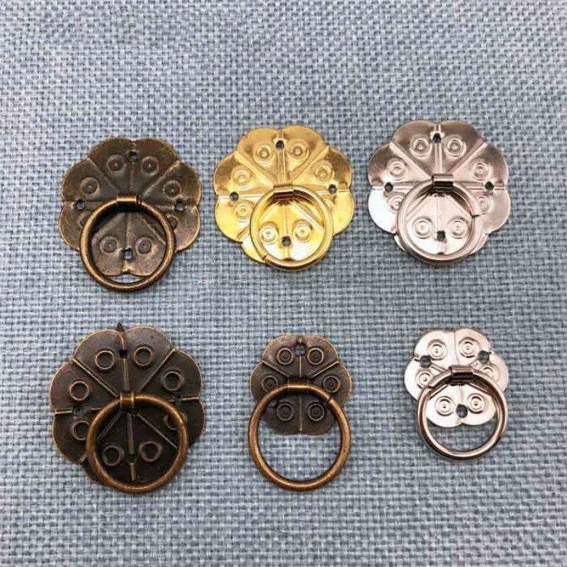 1PC Antique Bronze Tone Quincunx Drawer Cabinet Desk Door Pull Handles and Knobs Furniture Hardware