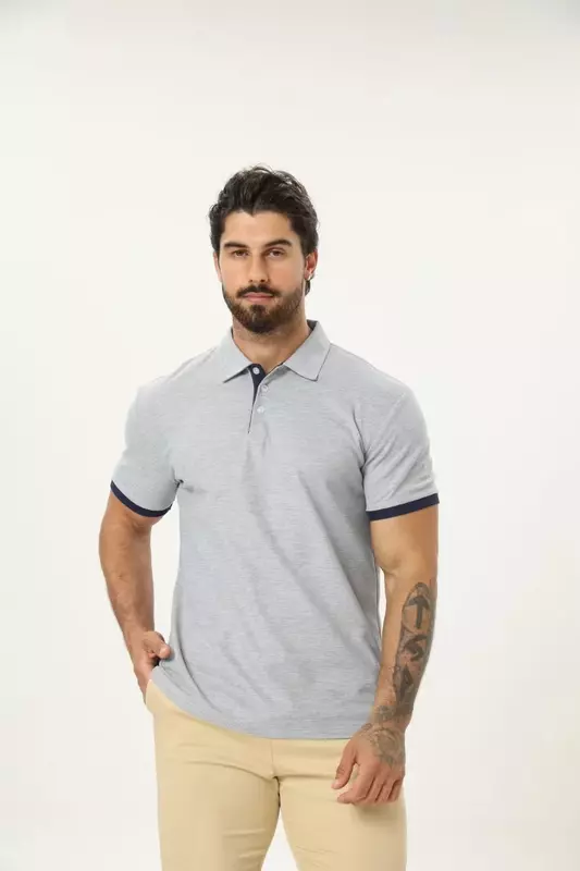 Polo brodé pour hommes, t-shirts de haute qualité, vêtements pour hommes, nouveau, 2024