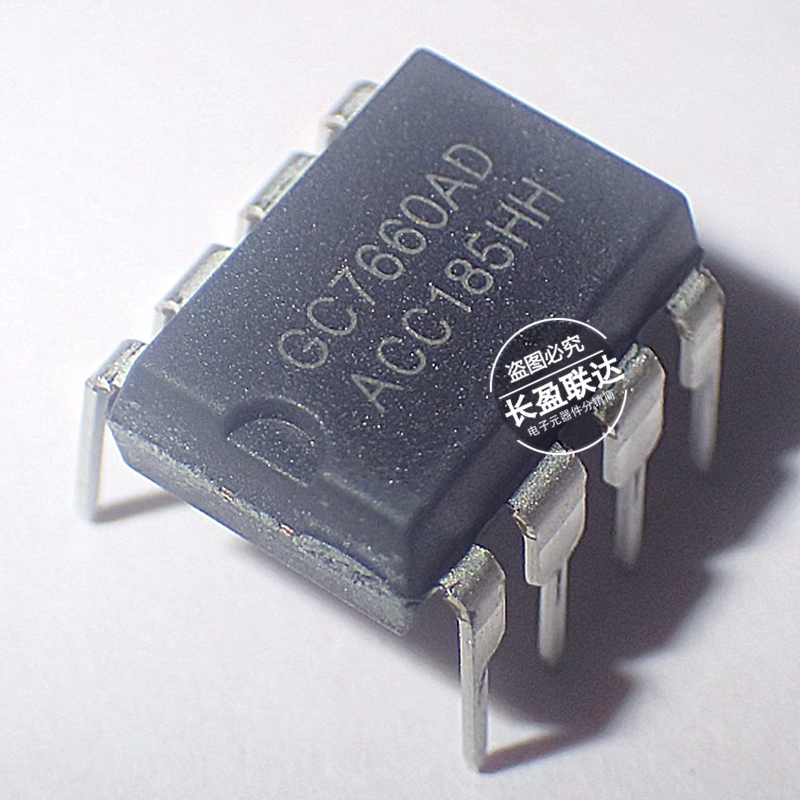 Conversores de tensão Chip, fabricado na China, GC7660, GC7660AD, GC7660AP, DIP-8, SOP-8, CMOS, 10 peças por lote