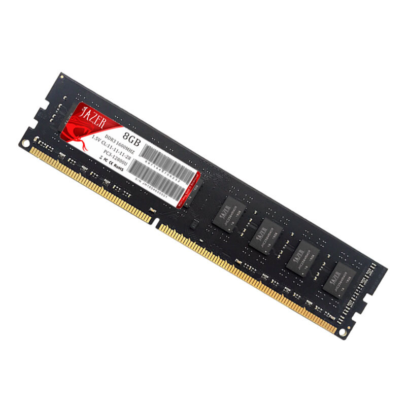 JAZER Memoria RAM DDR3 1600MHz Mới Dimm Máy Tính Để Bàn Bộ Nhớ Tương Thích AMD Và Intel