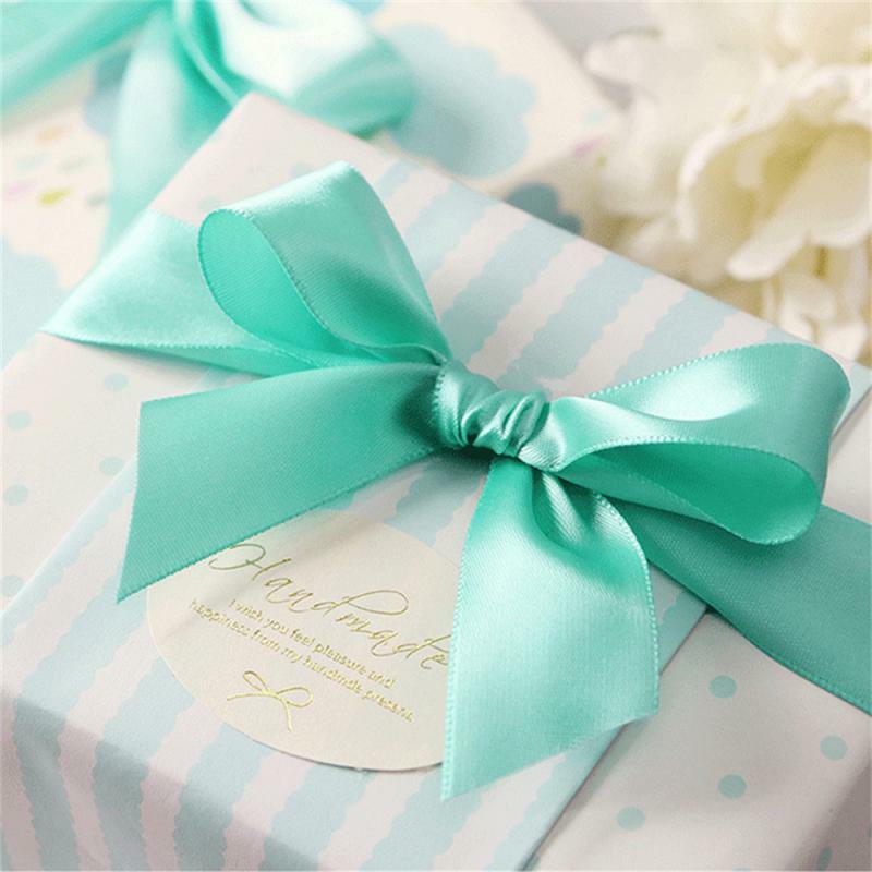 Reutilizável Seda Satin Ribbons Bow, Handmade Gift Wrap Artesanato, Festa têxtil elegante, Casamento Decorativo Presente Decoração Ferramentas