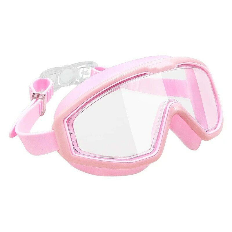 Gafas de natación antivaho para niños, protección UV, vista amplia, gafas de natación de agua para jóvenes, niños y niñas