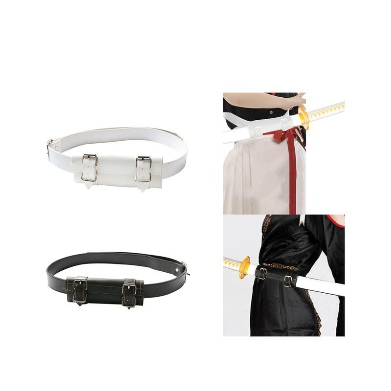 Cinturón de cintura con hebilla de Pin para caballero, accesorios de juego, clásico